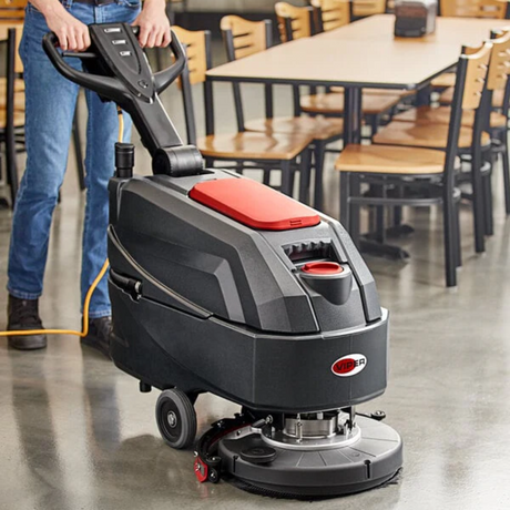 Viper AS4335C Mains Cable Powered Scrubber Dryer 240 Volt - M.K. Floortec Services Ltd