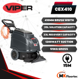 Viper CEX410 Walk Behind Industrial Carpet Cleaner - Extractor