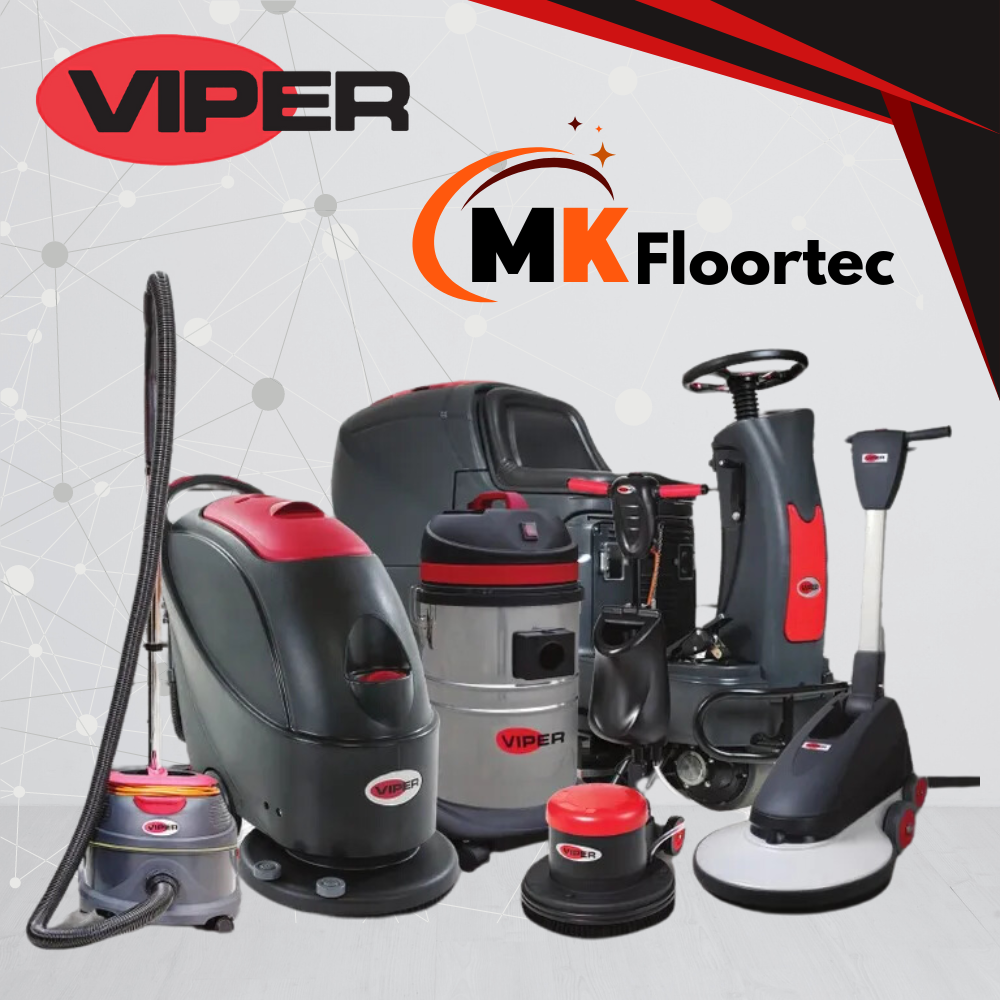 Viper AS380B Compact Battery Powered Scrubber Dryer 15 Litre